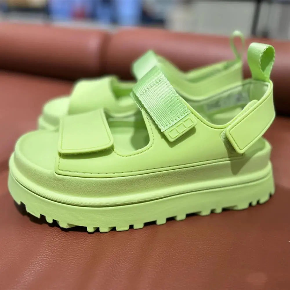 2025 Female Flat Sandals Women Ankle Boots Ladies Thick Platform High Heel Shoes Ladies Luxury Designer Slippers Women Boots