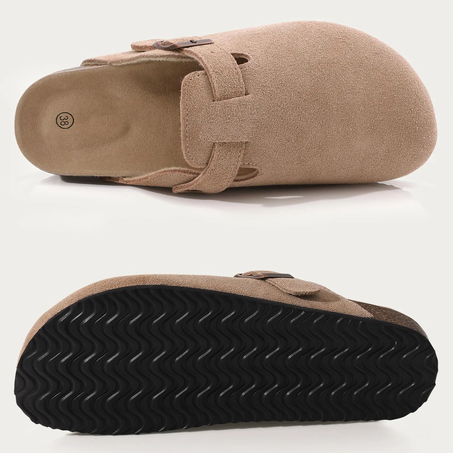 Suede Comfort Clogs