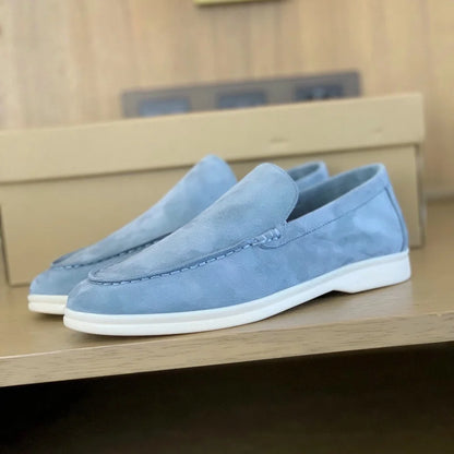 Azure Suede Premium Loafers