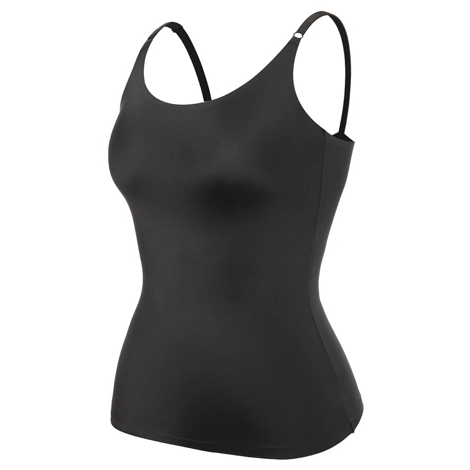Seamless Shapewear Tank Tops Camisole Women Tummy Control Smooth Compression Vest Nude Black Women Clothing