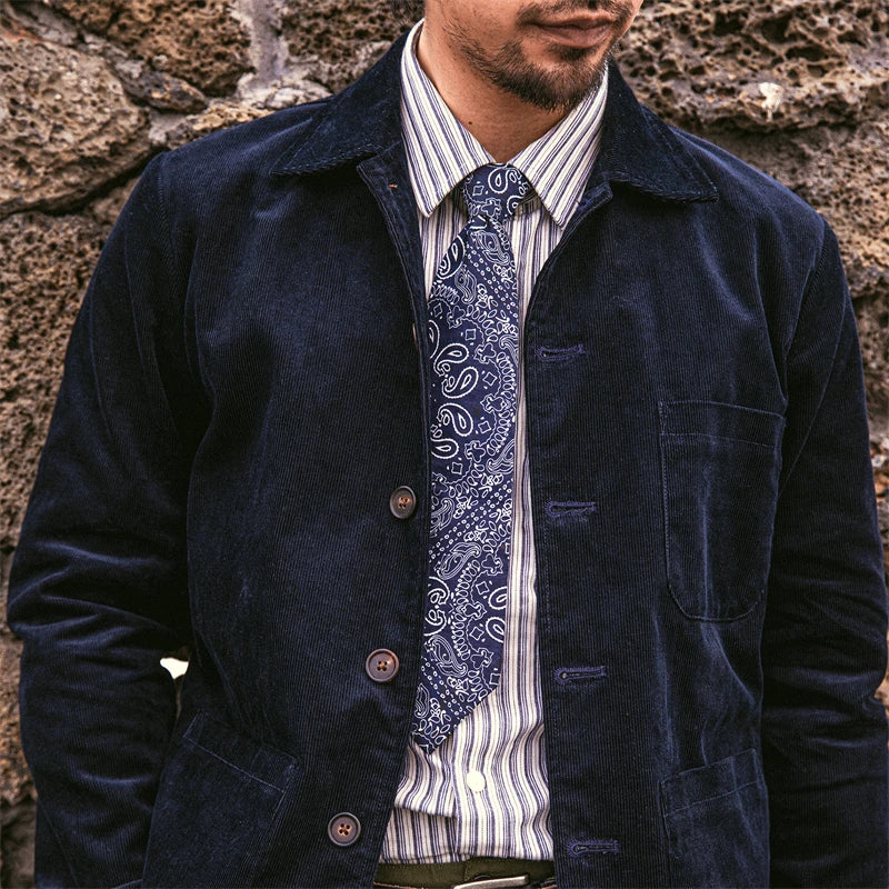 Navy Corduroy All Purpose Jacket