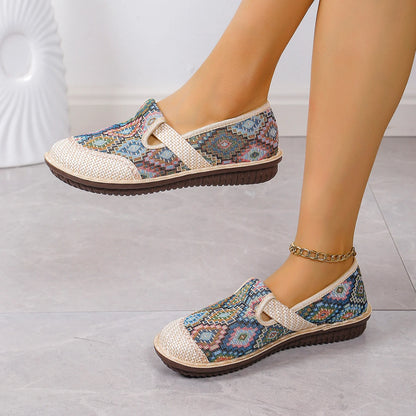 Super light shoes Women's shoes casual sports shoes are versatile They are soft-soled anti-slip and ethnic-style free shippiing