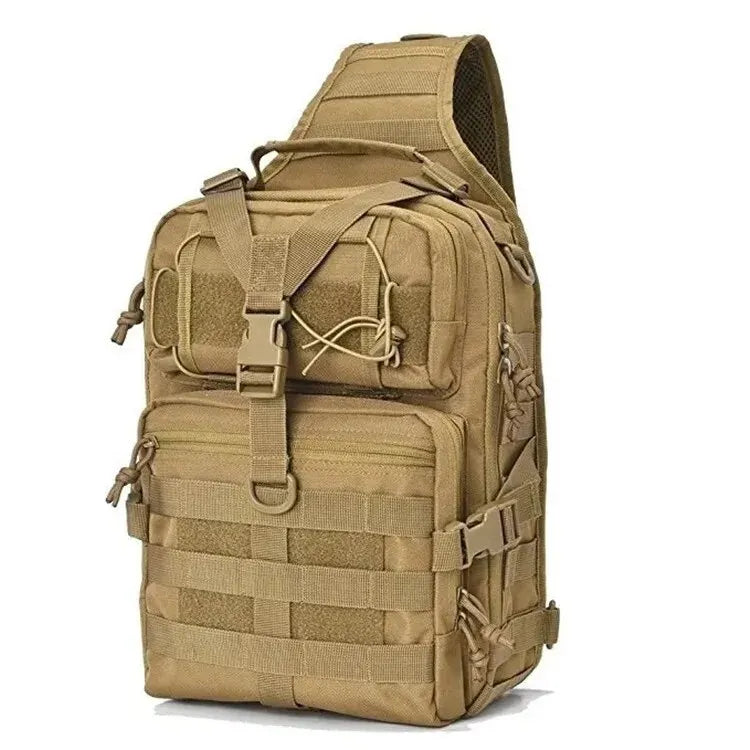 Rilibegan Chest Bag Waterproof Oxford Single Shoulder Bags Tactical Chest Bags Big Capacity Crossbody Bags Camouflage Chest Bag
