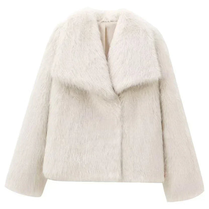 Fashion Week Faux Fur Coat