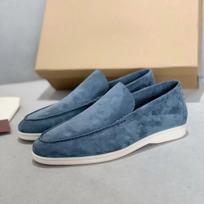 Azure Suede Premium Loafers