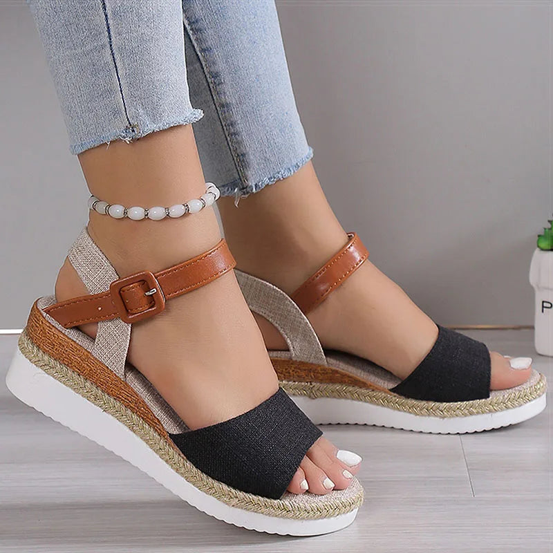 Heels Women's Sandals 2026 Trend Shoes For Woman Wedge Heel Sandals Summer Women Shoes Stripper Platform Sandals High Heels