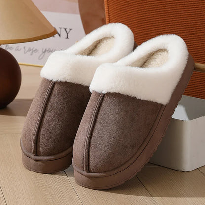 Faux Fur Lined Slippers