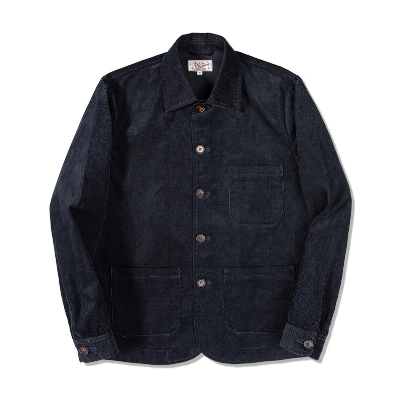 Navy Corduroy All Purpose Jacket