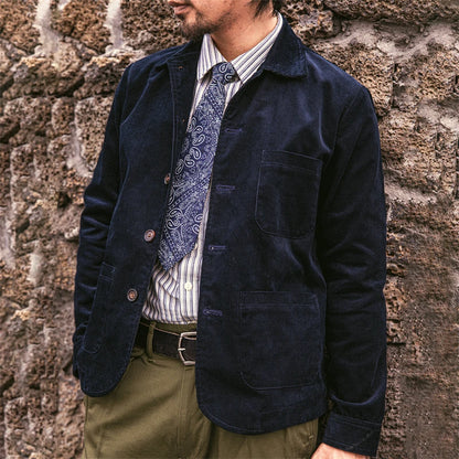 Navy Corduroy All Purpose Jacket