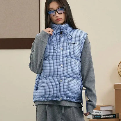 Checkered Puffer Jacket