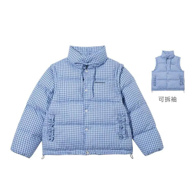 Checkered Puffer Jacket