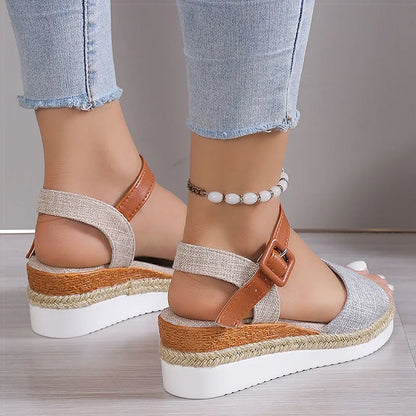 Heels Women's Sandals 2026 Trend Shoes For Woman Wedge Heel Sandals Summer Women Shoes Stripper Platform Sandals High Heels