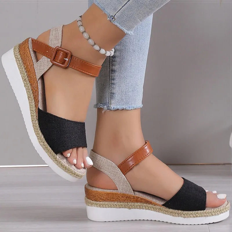 Heels Women's Sandals 2026 Trend Shoes For Woman Wedge Heel Sandals Summer Women Shoes Stripper Platform Sandals High Heels