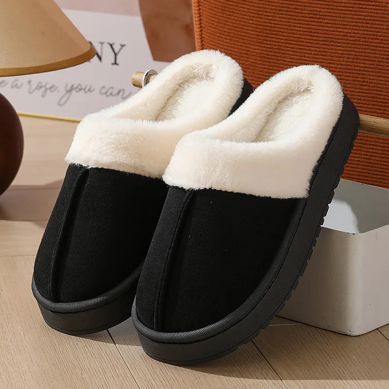 Faux Fur Lined Slippers