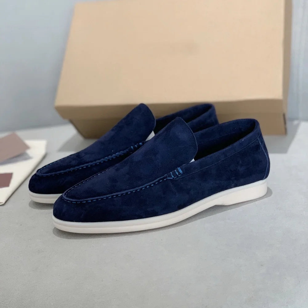Azure Suede Premium Loafers
