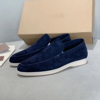 Azure Suede Premium Loafers