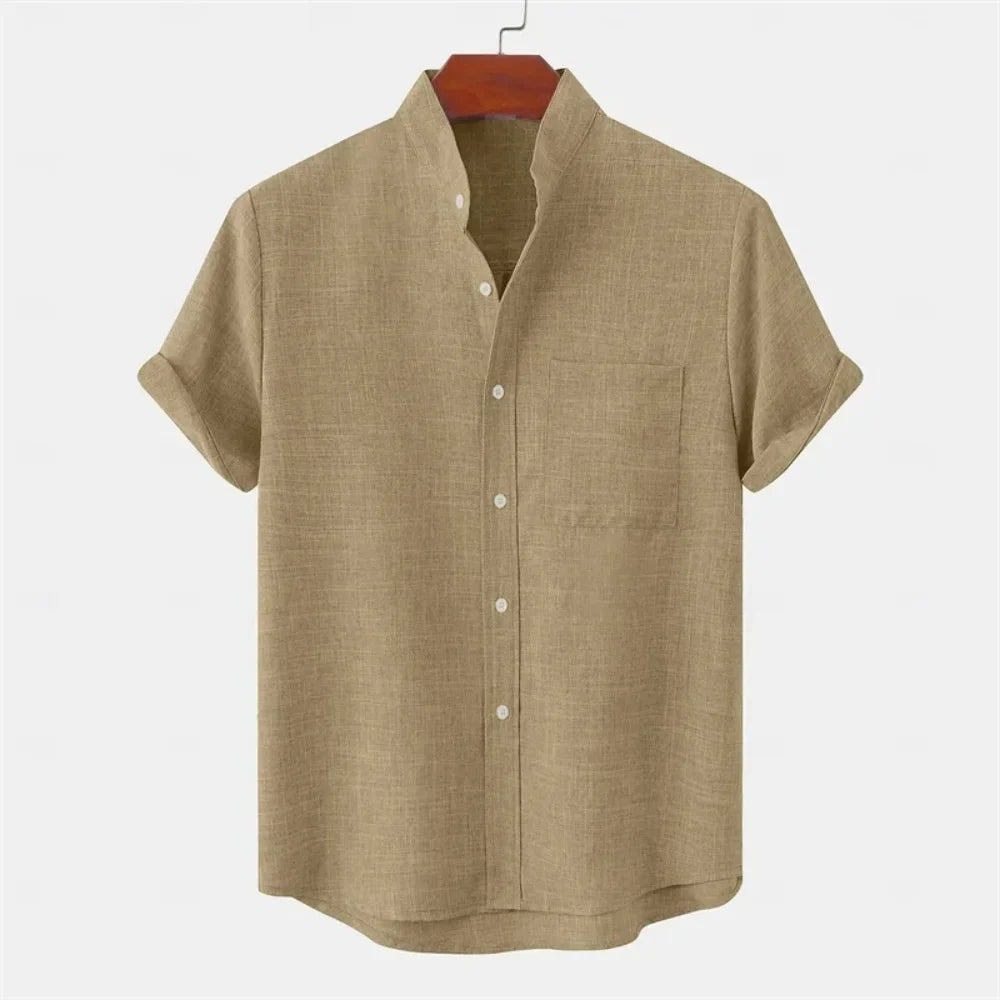 Linen Polo Shirt