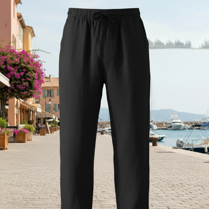 Light Linen Drawstring Pants