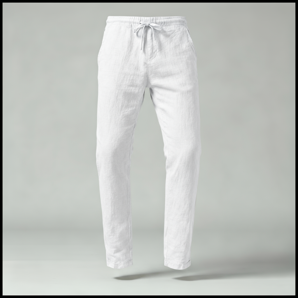 Light Linen Drawstring Pants