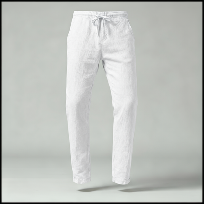 Light Linen Drawstring Pants