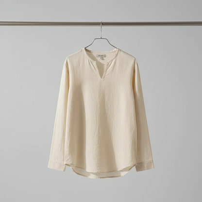 Linen-Cotton Casual Shirt