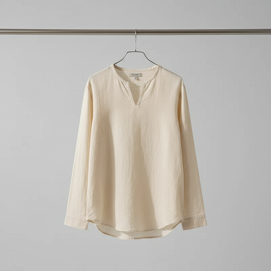 Linen-Cotton Casual Shirt