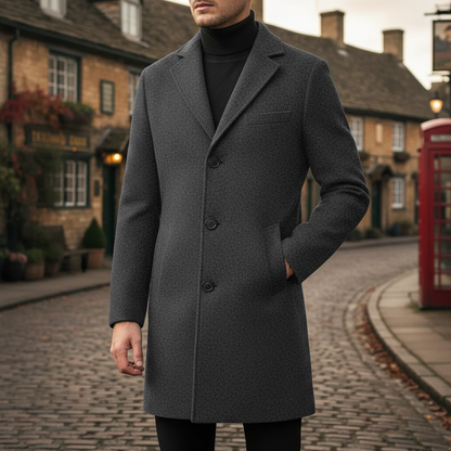 Wool Blend Overcoat