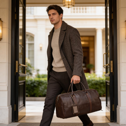 The Kingsley Duffle - Brown - model