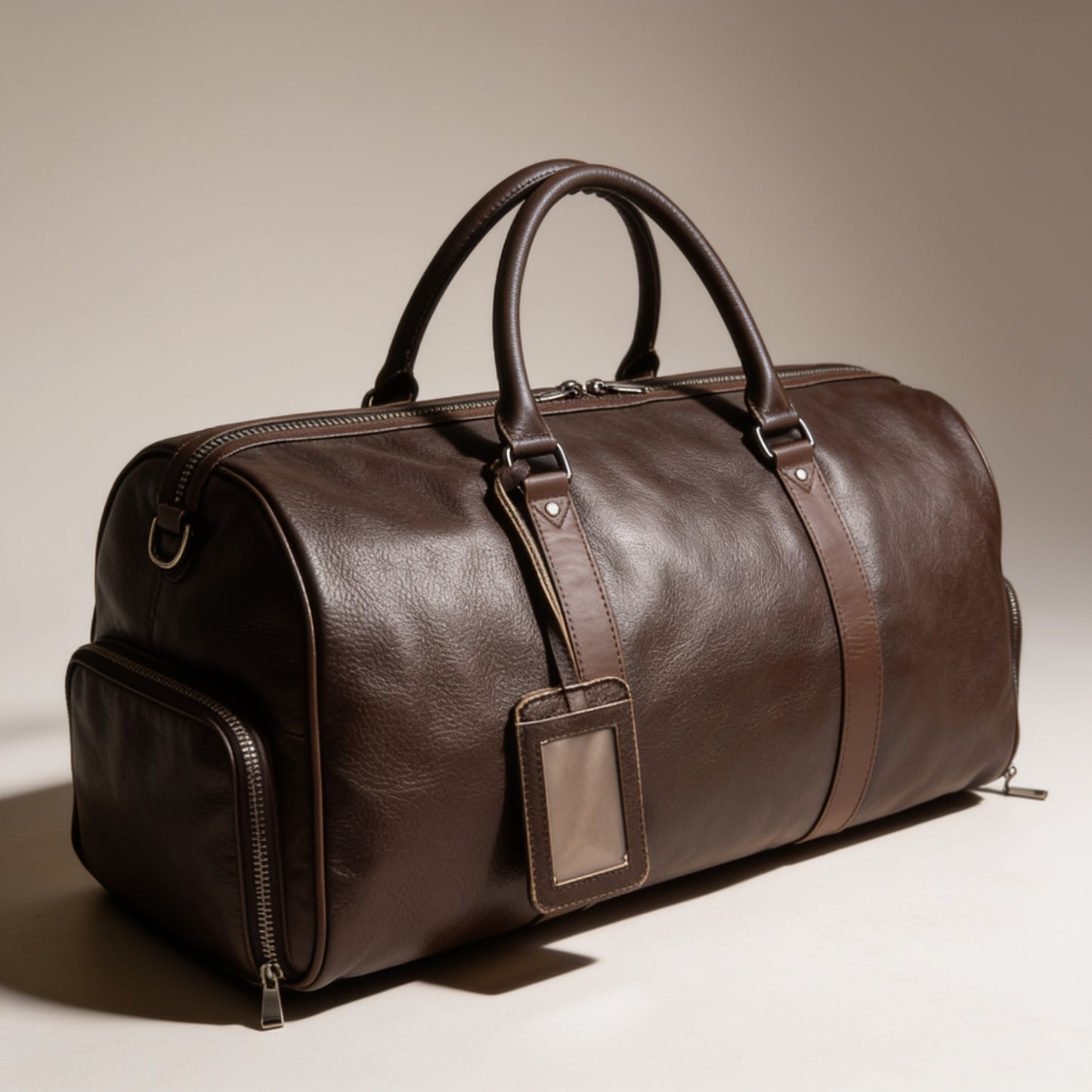 The Kingsley Duffle - Brown - studio