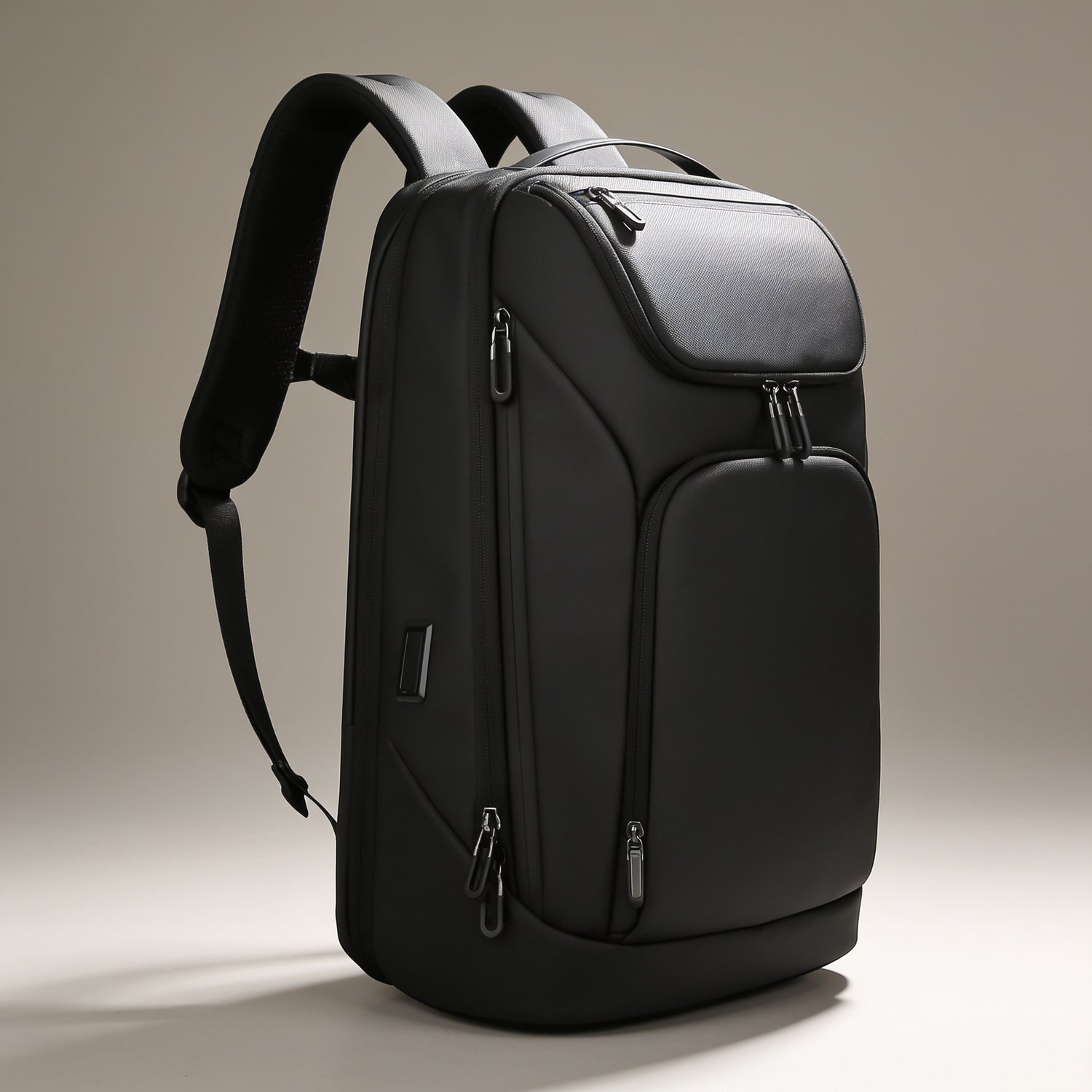 The Maddox Backpack - Black - studio
