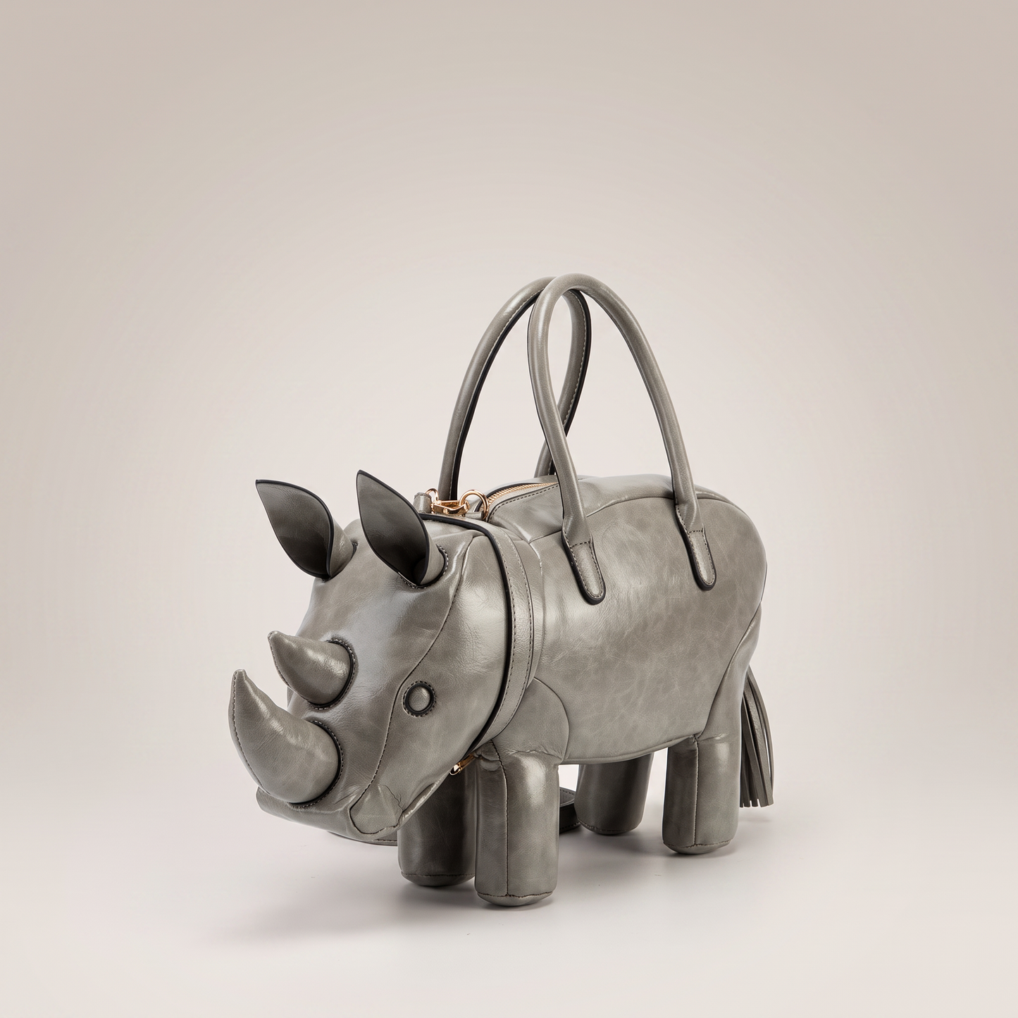 The Savannah Rhino Bag - Grey - studio
