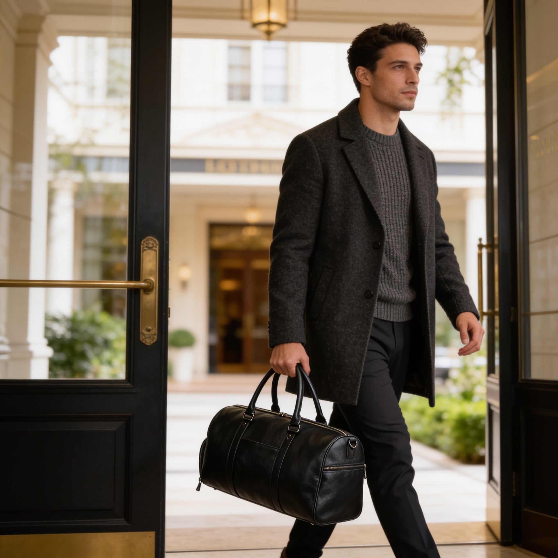 The Kingsley Duffle - Black - model