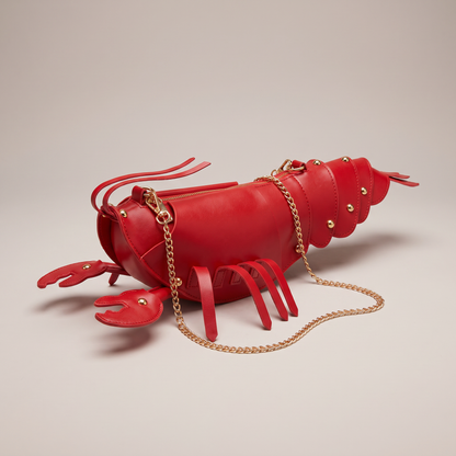 The Riviera Lobster Bag - Red - studio