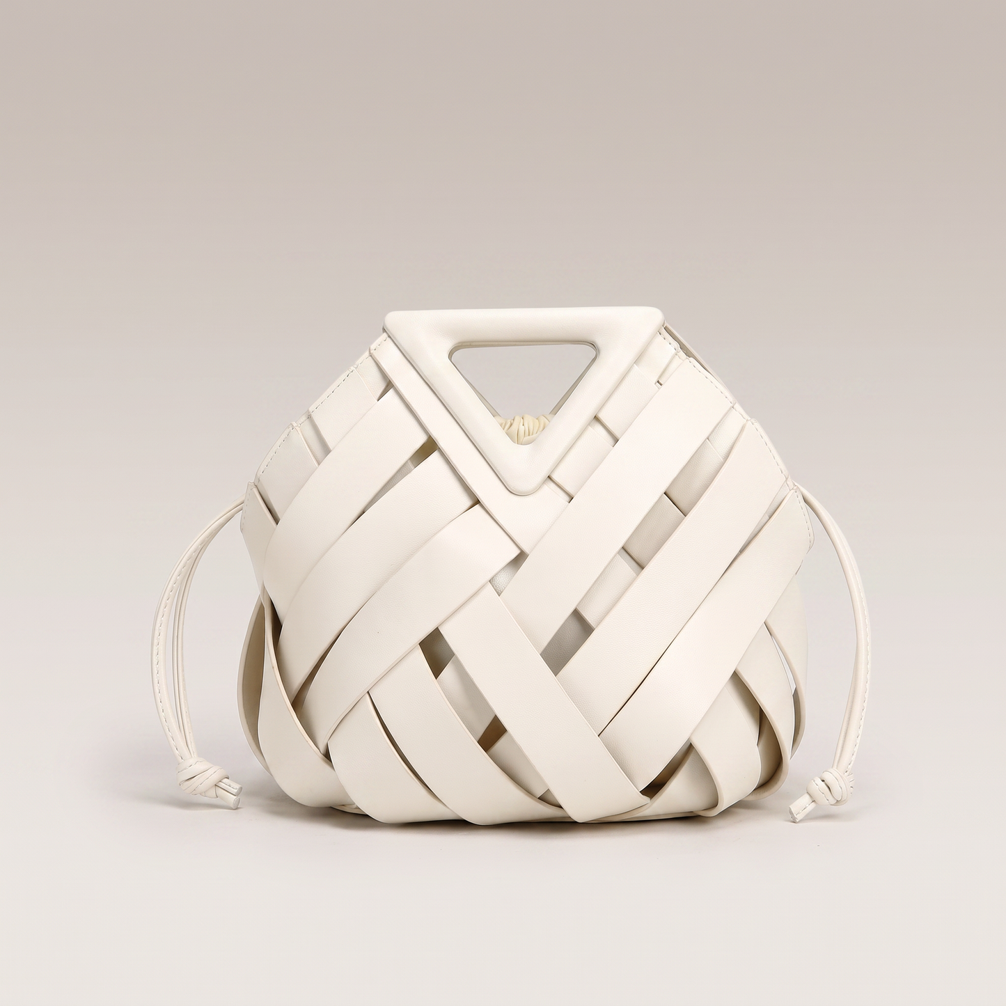 The Portofino Woven Tote in White